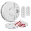 Image de Détecteur de fumée - OneConcept SHD DOF39 - Lot de 10 - avec support magnétique en kit - Blanc