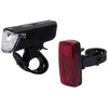 Image de Kit déclairage à batterie CONTEC LS-247 Slim - Feu avant 30 lux - Feu arrière LED rouge - Conforme StVZO