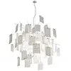 Image de INGO MAURER lampe à suspension ZETTEL'Z 5 (H 600 cm - acier inox, verre satiné résistant à la chaleur et papier japonnais)