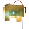 Image de INGO MAURER lampe murale applique 24 KARAT BLAU WALL (Feuille d'or - Métal)