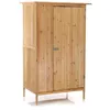 Image de Wiltec Abri de jardin   920 x 570 x 1540 mm   en bois verni   avec Toit revêtu par PVC et 1 porte   Cabane Remise pour rangement out
