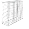 Image de Wiltec Gabion   100 X 100 X 30 Cm   Largeur Maille 5 X 10 Cm   Mur Paroi En Pierre, Bordure De Jardin, Espalier À Gri...