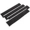 Image de Wiltec Jeu 4x Brosse De Rechange 55 Cm   Pour Balayeur À Pelouse 105 Cm   Pour Balai Ramasseur Autoporté Pour Tonde