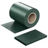 Image de Wiltec Brise-vue en rouleau   vert   35 m x 19 cm   en PVC 650 g/m²   avec 20 clips   Protection visuelle Pare-vue extérieur pour Cl