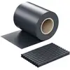 Image de Wiltec Brise-vue En Rouleau   Anthracite   35 M X 19 Cm   En Pvc 650 G/m²   Avec 20 Clips   Protection Visuelle Par