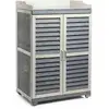Image de Wiltec Meuble De Jardin 670 X 465 X 997 Mm   Abri Avec Espace De Rangement Inférieur   Armoire Table Pour Plantes, Ca...
