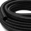 Image de Wiltec Tuyau D'aspiration Noir   10 M / Ø 40 Mm (1 1/2") / 270 G/m   Avec Spirale De Renforcement   Tube Souple Sans ...