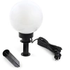 Image de Wiltec Lampe Boule Extérieure   200 X 200 X 410 Mm   Ø 20 Cm   Luminaire Ronde De Jardin Avec Piquet   Lampadaire I