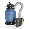 Image de Wiltec Filtre à sable et particules HZS-200   220 W   capacité 215 kg   avec Vanne 5 positions   Système de filtration avec Pompe d