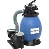 Image de Xpotool Filtre À Sable Et Particules   250 W   Capacité 26 L / 20 Kg   10 000 L/h   Avec Vanne 5 Positions Et Pompe