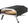 Image de Toboli Four À Pizza À Gaz Rotatif   510 X 730 X 255 Mm   Avec Pierre Ø 330 Mm Et Pieds Pliables   Appareil Cuisson Po...