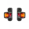 Image de Wiltec Feux De Position Latéraux   2x 4 Led 12 V   Forme Carrée   100 X 80 Mm   Feux D’encombrement Gabarit   Éclaira...