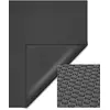 Image de Wiltec Bâche À Bulles Solaire Rectangulaire Pour Piscine, 4 X 6 M, 120  , En Pe, Couleur Noire, Couverture Piscine,