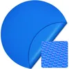 Image de Wiltec Bâche à bulles solaire ronde pour piscine Ø 5 m 120 µ en PE couleur bleue couverture piscine chauffage piscine