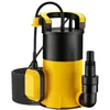 Image de Wiltec Pompe à eau immergée à aspiration plate 400 W   Jusqu’à 1 mm   8000 l/h   Refoulement max. 5 m profondeur max. 7 m   Interru