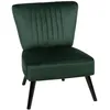 Image de Fauteuil Vaasa Velours Vert Émeraude