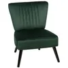 Image de Beliani - Fauteuil en velours vert VAASA