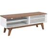 Image de Meuble Tv Toledo Ii Marron/blanc