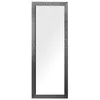 Image de Beliani - Miroir mural argenté 50 x 130 cm AJACCIO