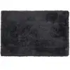 Image de Tapis À Poils Longs Cide Noir 140 X 200 Cm