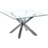 Image de Table basse starlight verre de sécurité argenté 253395