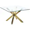 Image de Table Basse Starlight Verre De Sécurité Doré