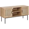 Image de Meuble Tv Pasco Rotin Marron Clair
