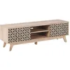 Image de Meuble TV effet bois clair PRESCOT