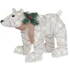 Image de Décoration Extérieure Led Sivula Ours 34 Cm Blanc