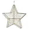 Image de Décoration Suspendue Pour L'extérieur Led Kurula Étoile 58 Cm Argenté