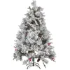 Image de Sapin De Noël Artificiel Enneigé Masala 180 Cm Blanc
