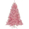 Image de Sapin De Noël Artificiel Farnham 210 Cm Rose