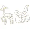 Image de Décoration extérieure led saija renne 46 cm argenté 296494
