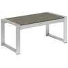 Image de Table Basse De Jardin Salerno 90 Cm 50 Cm Métal Gris Foncé