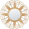 Image de Miroir Pasaku 60 Cm 60 Cm Rotin Naturel