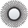 Image de Miroir Tagolu 60 Cm 60 Cm Rotin Noir