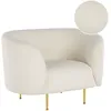 Image de Fauteuil Loen Bouclé Blanc