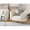 Image de Fauteuil blanc LOEN