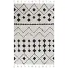 Image de Tapis Khemisset Blanc Cassé 160 X 230 Cm Coton