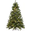 Image de Sapin De Noël Artificiel Led Fiddle 210 Cm Vert