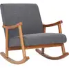 Image de Chaise Clp En Bois Non Pliable H. 82 Cm Interieur Gris