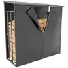 Image de Abri pour Bois de chauffage Ruston en Aluminium avec Bâche de protection XL