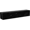 Image de Wohnling Meuble Tv Suspendu 160 Cm Lowboard Aspect Marbre Noir Commode Tv Mural