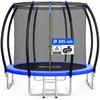 Image de Monzana Trampoline Ø305 cm Set complet avec filet de sécurité intérieur Échelle Couverture de bord Tapis de saut jardin