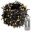 Image de Monzana Guirlande lumineuse 600 LED Blanc chaud avec télécommande minuteur décoration de Noël illumination éclairage