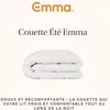 Image de EMMA Couette Été Emma 140x200 cm Douce Réconfortante Légère Respirante Aérée Lavable en Machine