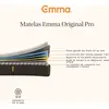 Image de Emma Matelas Original Pro 140x190 Confort Premium Ressorts + Mémoire De Forme 7 Zones 7 Couches Thermo-régulant