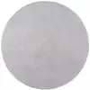 Image de Tapis uni antidérapant lavable gris, 160 cm ronde - relax