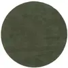 Image de Tapis uni antidérapant lavable forêt, 200 cm ronde - relax
