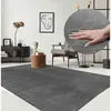 Image de the carpet Relax tapis moelleux à poils courts antidérapant lavable à 30 degrés Anthracite 300 x 400 cm